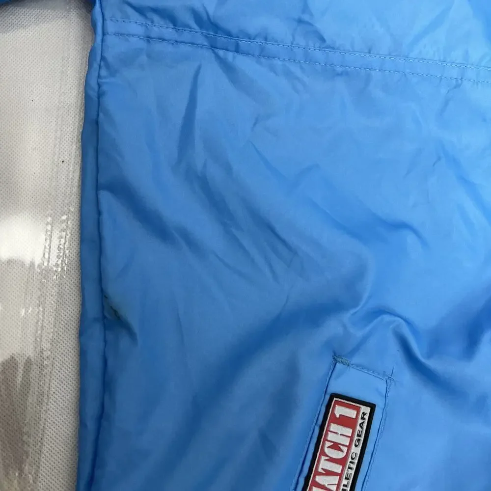 Vintage 90s UNC Tar Heels Jacket Mens Large 1/4 Zip Pullover Windbreaker